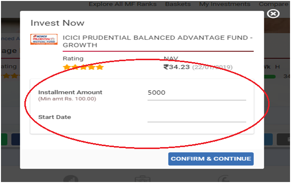 installment amount