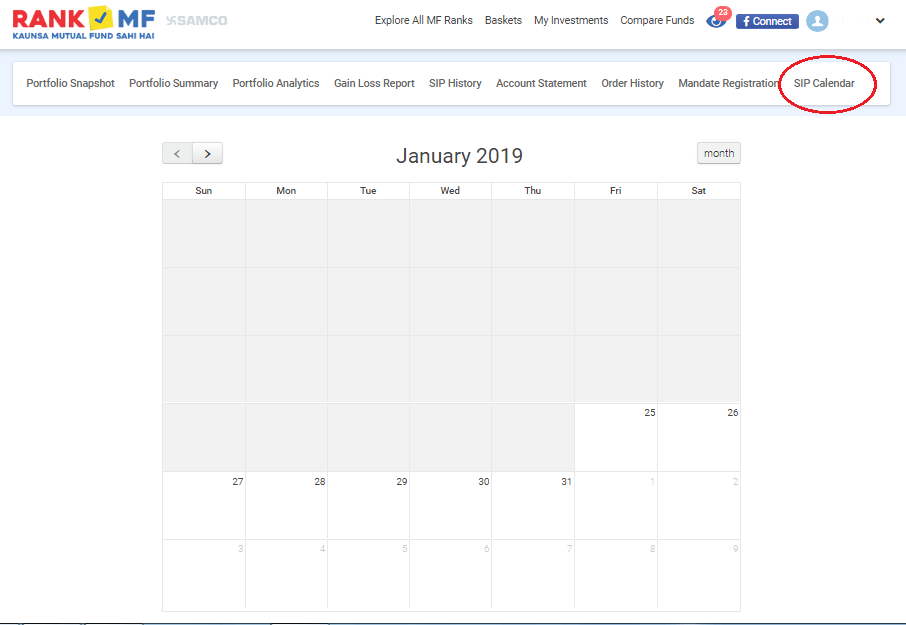 SIP calendar
