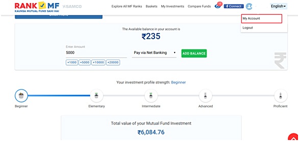 Mutual fund transaction